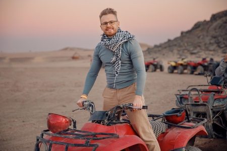 Hurghada: 3 Hours Safari by Quad Bike/Camel Ride – Code DLHRDB