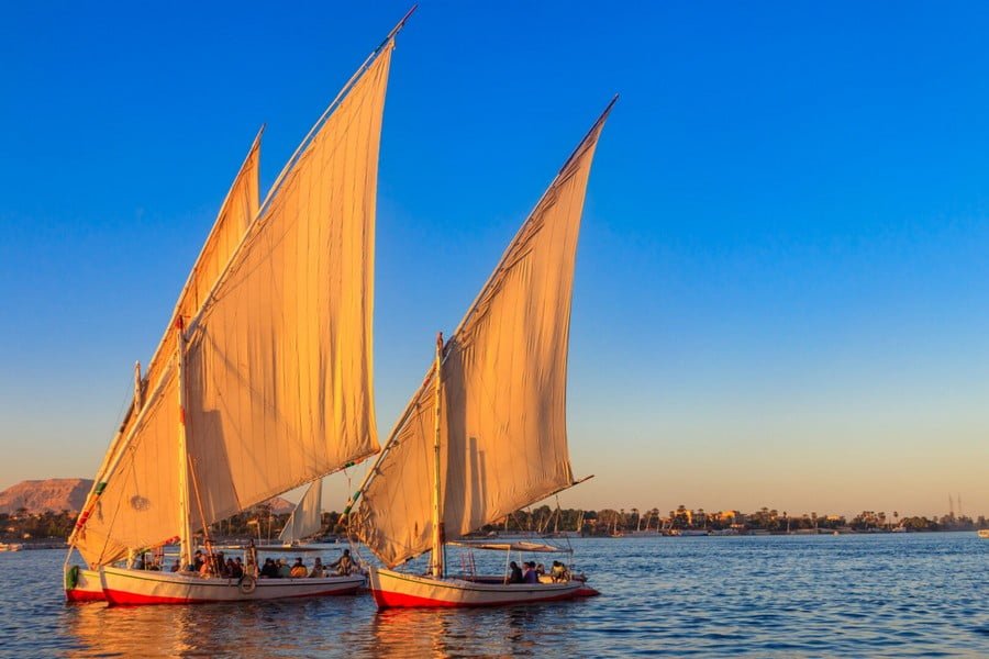 Felucca Ride Luxor: Sunset Fellucca Boat Ride In Nile River - discoverluxor