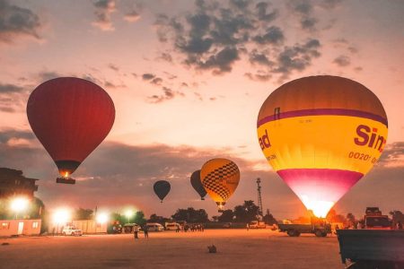 Luxor: Hot air Balloon Ride Sunrise Trip – Code DLHARBSN